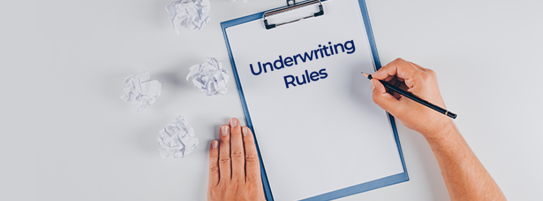 What does underwriting mean in the context of personal loan rules?